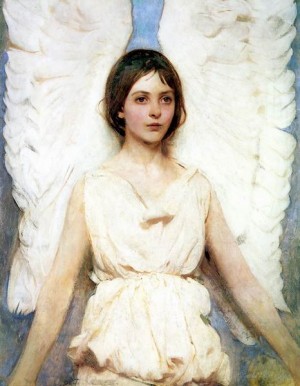 Angel, painted by Abbot Thayer