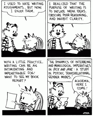 Like this...but not this. Image via Bill Watterson.
