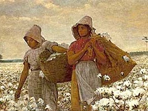 "Is this wheat, or chaff?" "It's cotton, stupid." Image courtesy of Winslow Homer.