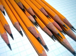 These pencils. In my eyes.