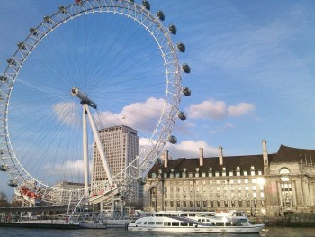 London Eye. Photo belongs to me.