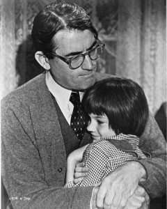 Atticus Finch, famously played by Gregory Peck